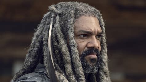 Ezekiel and Shiva from The Walking Dead